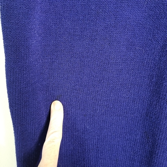 St. John Collection Royal Blue Knit Santana Dress Pant Size 4 Wool Blend - Picture 9 of 12